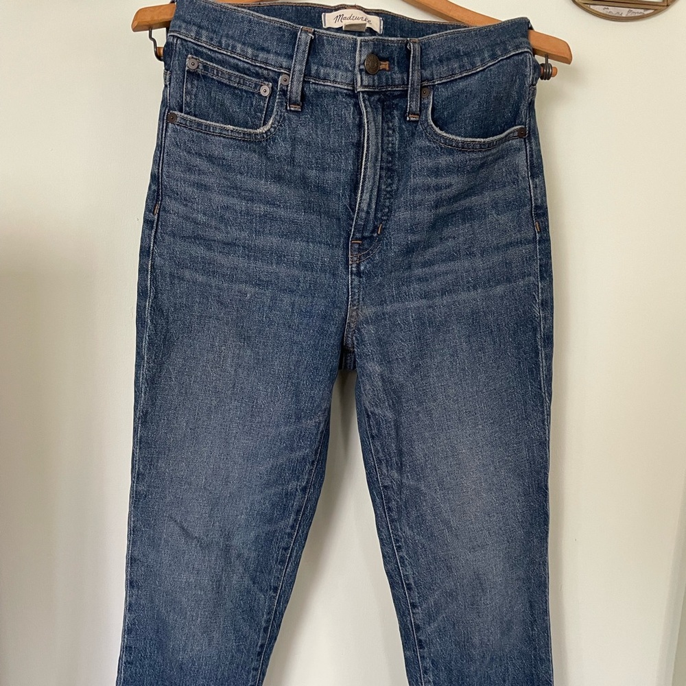Madewell classic straight Jean
